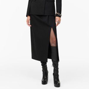Zara Limited Edition Draped Suit Skirt 8486/718